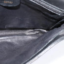 GUCCI Horsebit Shoulder Bag Leather Black Auth ep8101-19