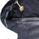 GUCCI Horsebit Shoulder Bag Leather Black Auth ep8101-20