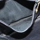 GUCCI Horsebit Shoulder Bag Leather Black Auth ep8101-11