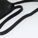 GUCCI Horsebit Shoulder Bag Leather Black Auth ep8101-7