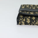 Christian Dior Trotter Canvas Chain Shoulder Bag Navy Auth ep8112-9