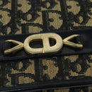 Christian Dior Trotter Canvas Chain Shoulder Bag Navy Auth ep8112-17