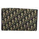 Christian Dior Trotter Canvas Chain Shoulder Bag Navy Auth ep8112-2