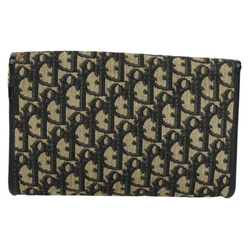 Christian Dior Trotter Canvas Chain Shoulder Bag Navy Auth ep8112 - 0