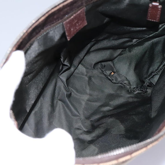 GUCCI GG Canvas Shoulder Bag Beige 110054 Auth ep8114