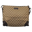 GUCCI GG Canvas Shoulder Bag Beige 110054 Auth ep8114-2