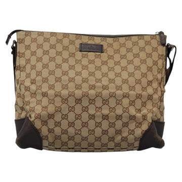 GUCCI GG Canvas Shoulder Bag Beige 110054 Auth ep8114 - 0