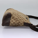 GUCCI GG Canvas Shoulder Bag Beige 110054 Auth ep8114-5