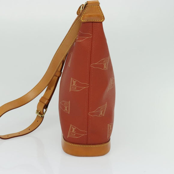LOUIS VUITTON LOUIS VUITTON Cup Le Touquet Shoulder Bag Red M80027 Auth ep8130