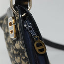 Christian Dior Trotter Canvas Shoulder Bag Navy Auth ep8138-10