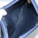 Christian Dior Trotter Canvas Shoulder Bag Navy Auth ep8138-12