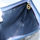 Christian Dior Trotter Canvas Shoulder Bag Navy Auth ep8138-17
