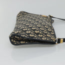 Christian Dior Trotter Canvas Shoulder Bag Navy Auth ep8138-3