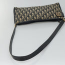 Christian Dior Trotter Canvas Shoulder Bag Navy Auth ep8138-7