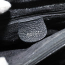 GUCCI Bamboo Hand Bag Suede Black Gold 002 1186 0260 Auth ep8145-17