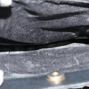 GUCCI Bamboo Hand Bag Suede Black Gold 002 1186 0260 Auth ep8145-10