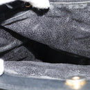 GUCCI Bamboo Hand Bag Suede Black Gold 002 1186 0260 Auth ep8145-19