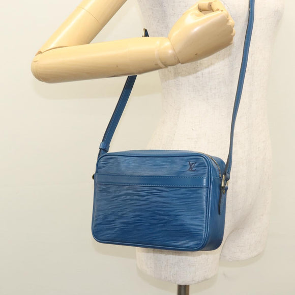 LOUIS VUITTON Epi Trocadero 23 Shoulder Bag Blue M52305 LV Auth ep8165