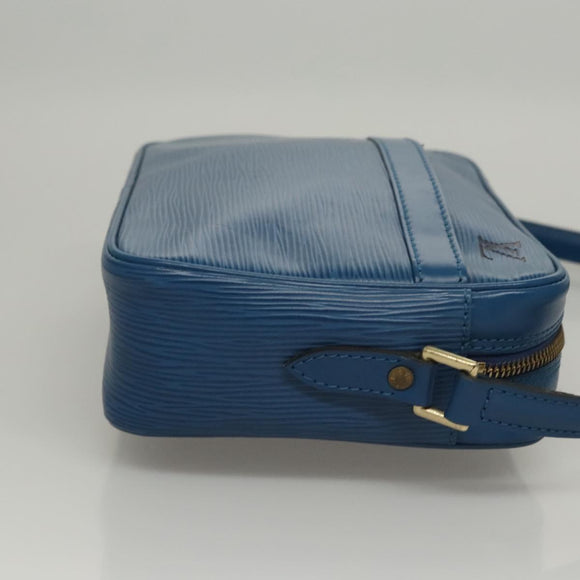 LOUIS VUITTON Epi Trocadero 23 Umhängetasche Blau M52305 LV Auth ep8165