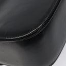 GUCCI Shoulder Bag Leather Black Gold Auth ep8168-16