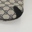 GUCCI GG Supreme Shoulder Bag PVC Navy Gold 39 02 026 Auth ep8170-9