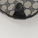 GUCCI GG Supreme Shoulder Bag PVC Navy Gold 39 02 026 Auth ep8170-16