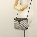 GUCCI GG Supreme Shoulder Bag PVC Navy Gold 39 02 026 Auth ep8170-22