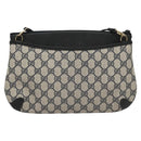 GUCCI GG Supreme Shoulder Bag PVC Navy Gold 39 02 026 Auth ep8170-2