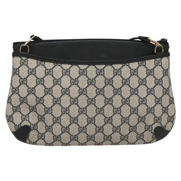 GUCCI GG Supreme Shoulder Bag PVC Navy Gold 39 02 026 Auth ep8170 - 0