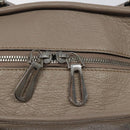 LOEWE Anagram Amazona 36 Hand Bag Leather Beige Silver Auth ep8171-19