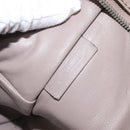 LOEWE Anagram Amazona 36 Hand Bag Leather Beige Silver Auth ep8171-12