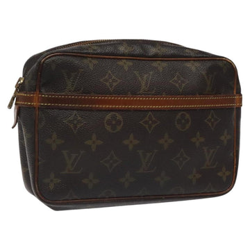 LOUIS VUITTON Monogram Compiegne 23 Clutch Bag M51847 LV Auth ep8179