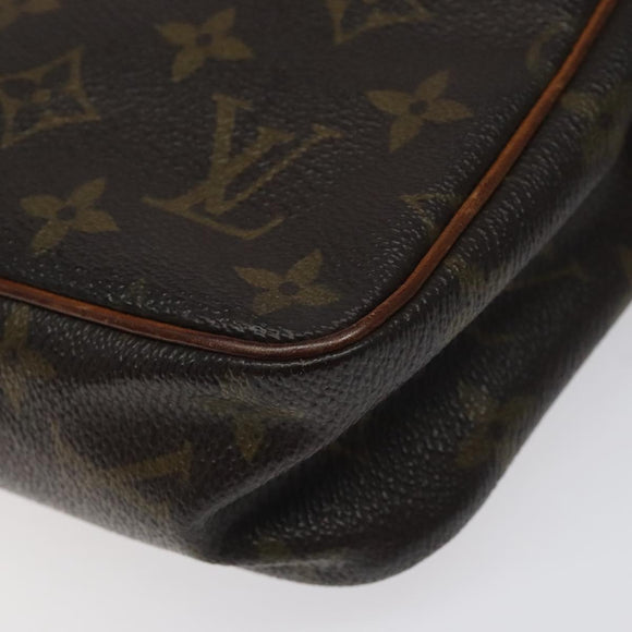 LOUIS VUITTON Monogram Compiegne 23 Clutch Bag M51847 LV Auth ep8179