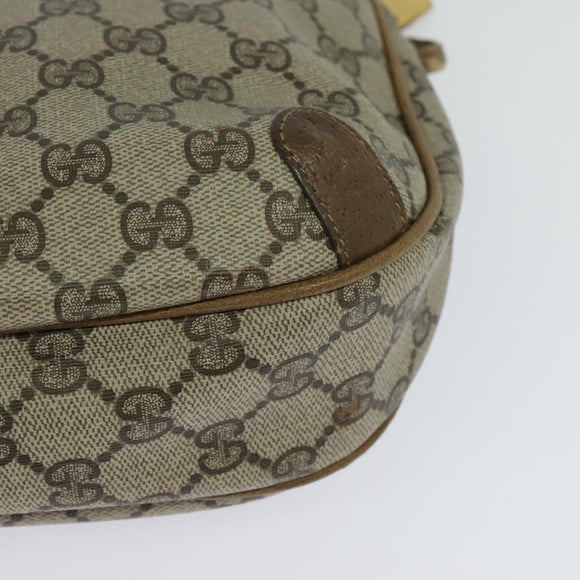 GUCCI GG Supreme Shoulder Bag PVC Beige 001 104 0558 Auth ep8184