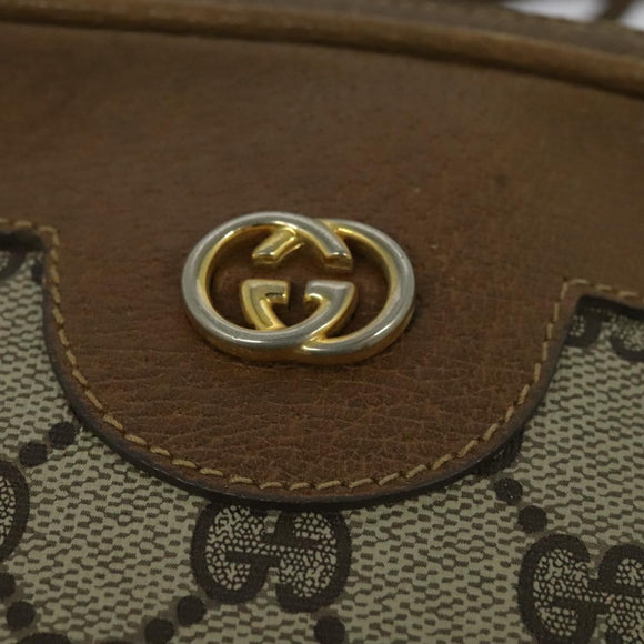 GUCCI GG Supreme Shoulder Bag PVC Beige 001 104 0558 Auth ep8184