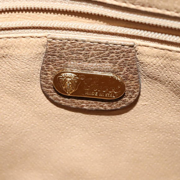 GUCCI GG Supreme Shoulder Bag PVC Beige 001 104 0558 Auth ep8184