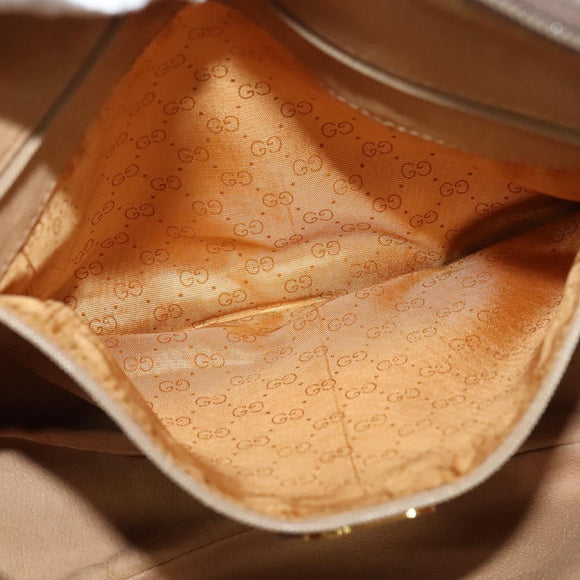 GUCCI GG Supreme Shoulder Bag PVC Beige 001 104 0558 Auth ep8184