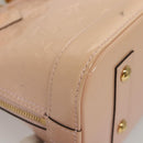 LOUIS VUITTON Vernis Alma BB Hand Bag 2way Pink Rose valerine M50415 Auth ep8196-10