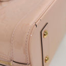 LOUIS VUITTON Vernis Alma BB Hand Bag 2way Pink Rose valerine M50415 Auth ep8196-12