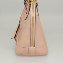 LOUIS VUITTON Vernis Alma BB Hand Bag 2way Pink Rose valerine M50415 Auth ep8196-4