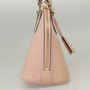 LOUIS VUITTON Vernis Alma BB Hand Bag 2way Pink Rose valerine M50415 Auth ep8196-5
