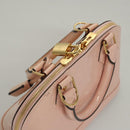 LOUIS VUITTON Vernis Alma BB Hand Bag 2way Pink Rose valerine M50415 Auth ep8196-6