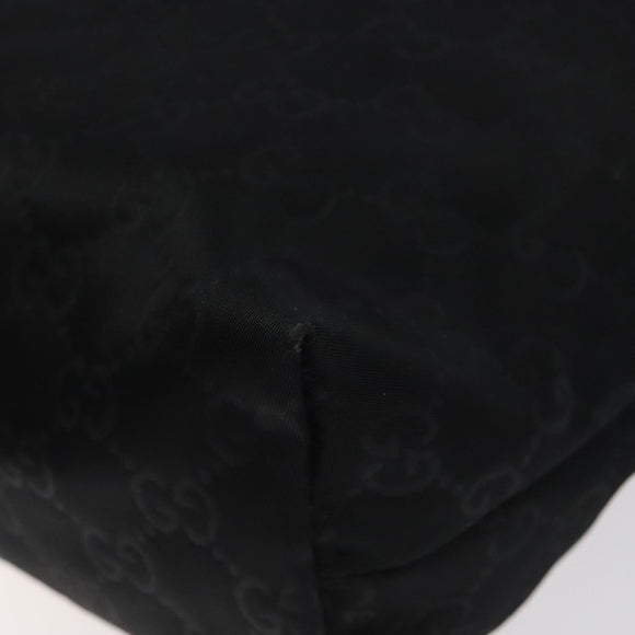 GUCCI GG Canvas Shoulder Bag Nylon Black 314529 Auth ep8197