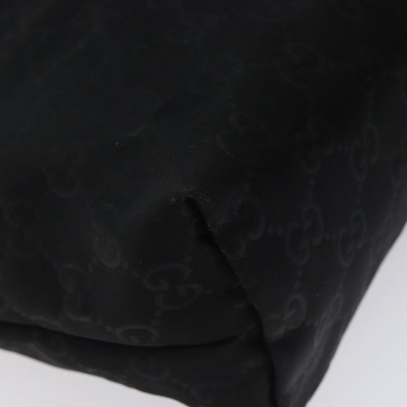 GUCCI GG Canvas Shoulder Bag Nylon Black 314529 Auth ep8197