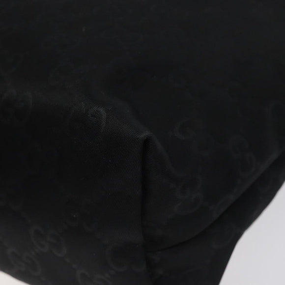 GUCCI GG Canvas Shoulder Bag Nylon Black 314529 Auth ep8197