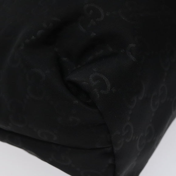GUCCI GG Canvas Shoulder Bag Nylon Black 314529 Auth ep8197