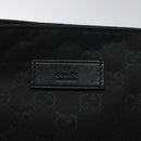 GUCCI GG Canvas Shoulder Bag Nylon Black 314529 Auth ep8197-17