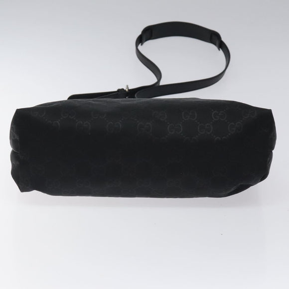 GUCCI GG Canvas Shoulder Bag Nylon Black 314529 Auth ep8197