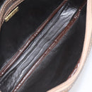 FENDI Zucchino Canvas Shoulder Bag Beige Auth ep8208-11