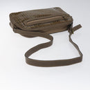 FENDI Zucchino Canvas Shoulder Bag Beige Auth ep8208-7